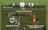 Football Ligue 2 : vidéo du match Angers Sco - Stade lavallois du 09 mars 2012. Le vendredi 9 mars 2012 à Angers. Maine-et-loire. 